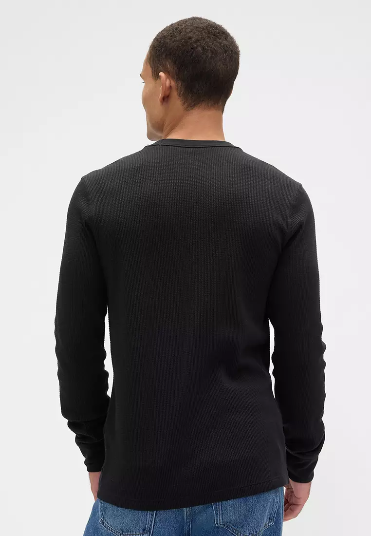 Waffle Crew Neck Sweater