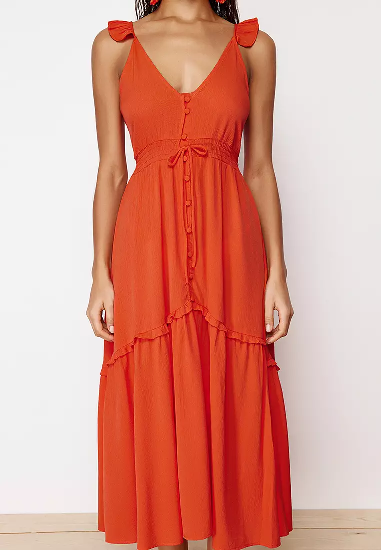 Buy Trendyol Sleeveless Maxi Beach Dress Online ZALORA Malaysia