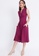 Hook Clothing red Wrap Front Flare Dress 1D4B1AA8EE82CCGS_2