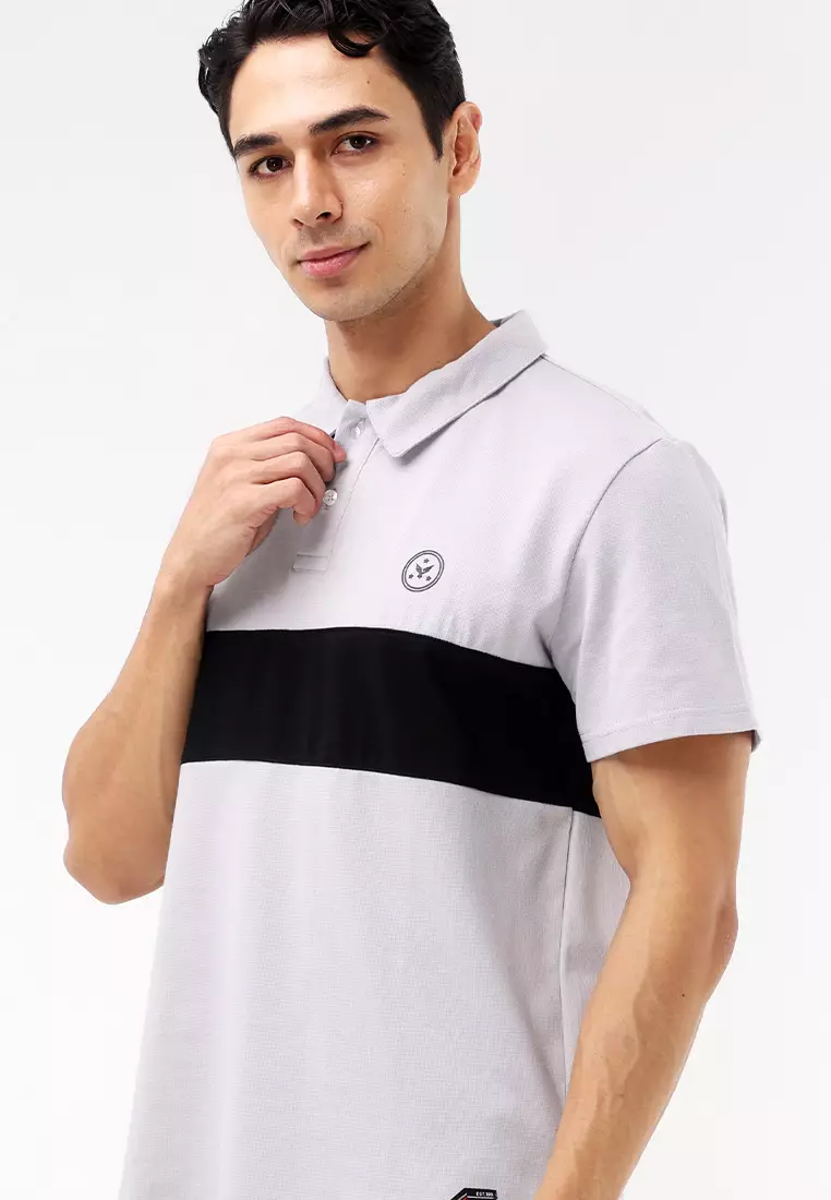 Collared Waffle Tee Short Sleeves