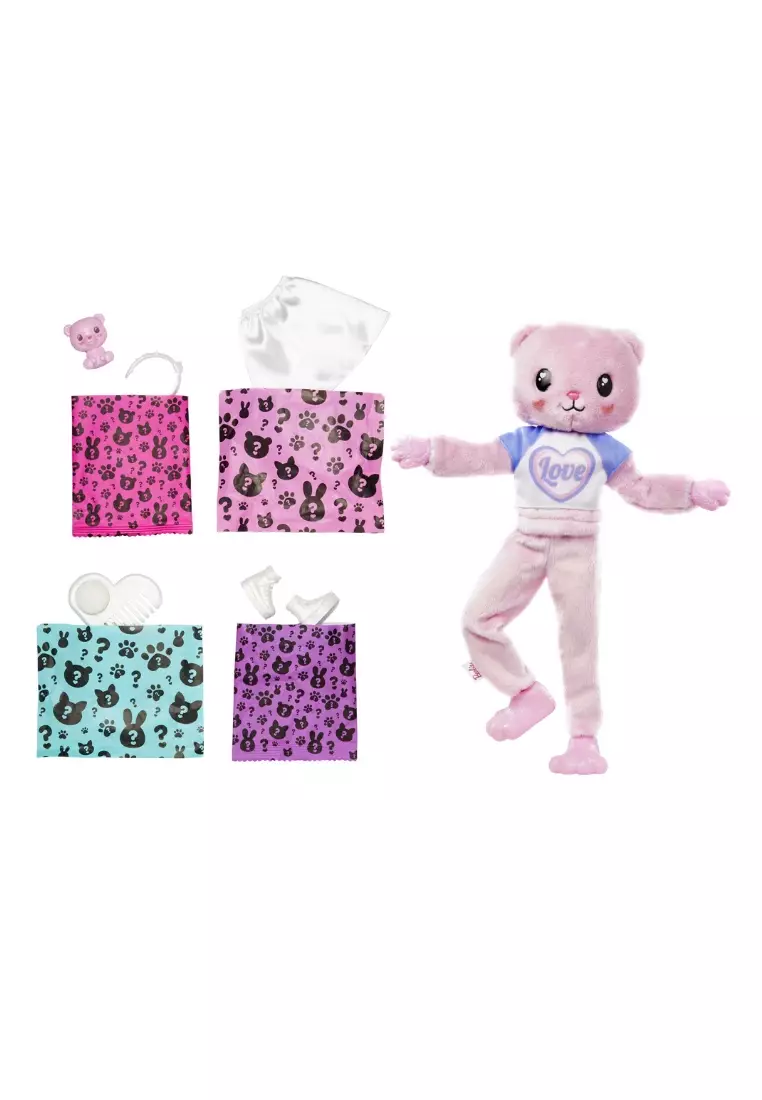 Buy Barbie Barbie Cutie Reveal Doll And Accessories Cozy Cute Tees