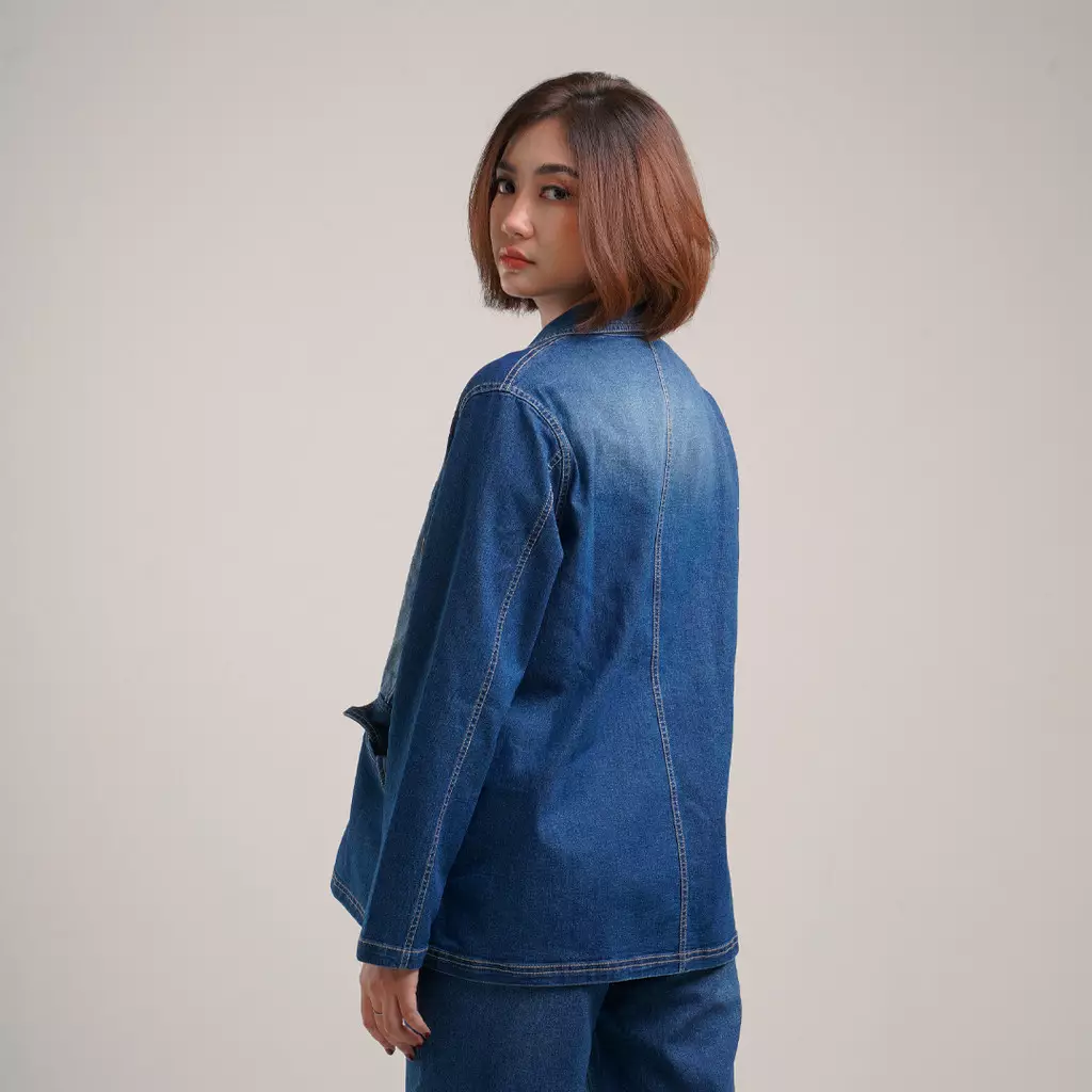 Triset Ladies Denim Jacket Wanita - LJ300131033