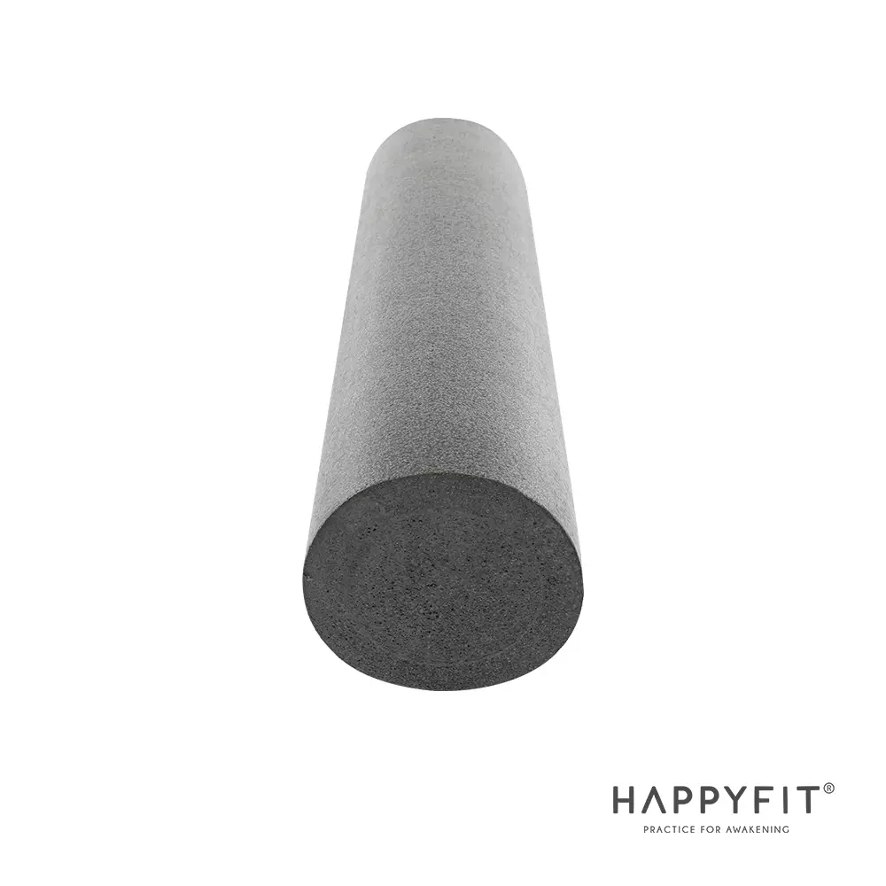 HAPPYFIT YOGA FOAM ROLLER - BLACK