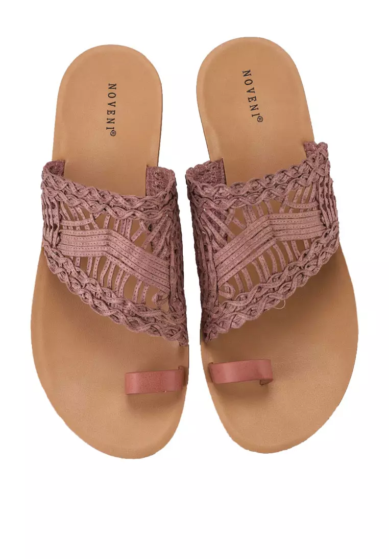 Weave Toe Ring Sandals