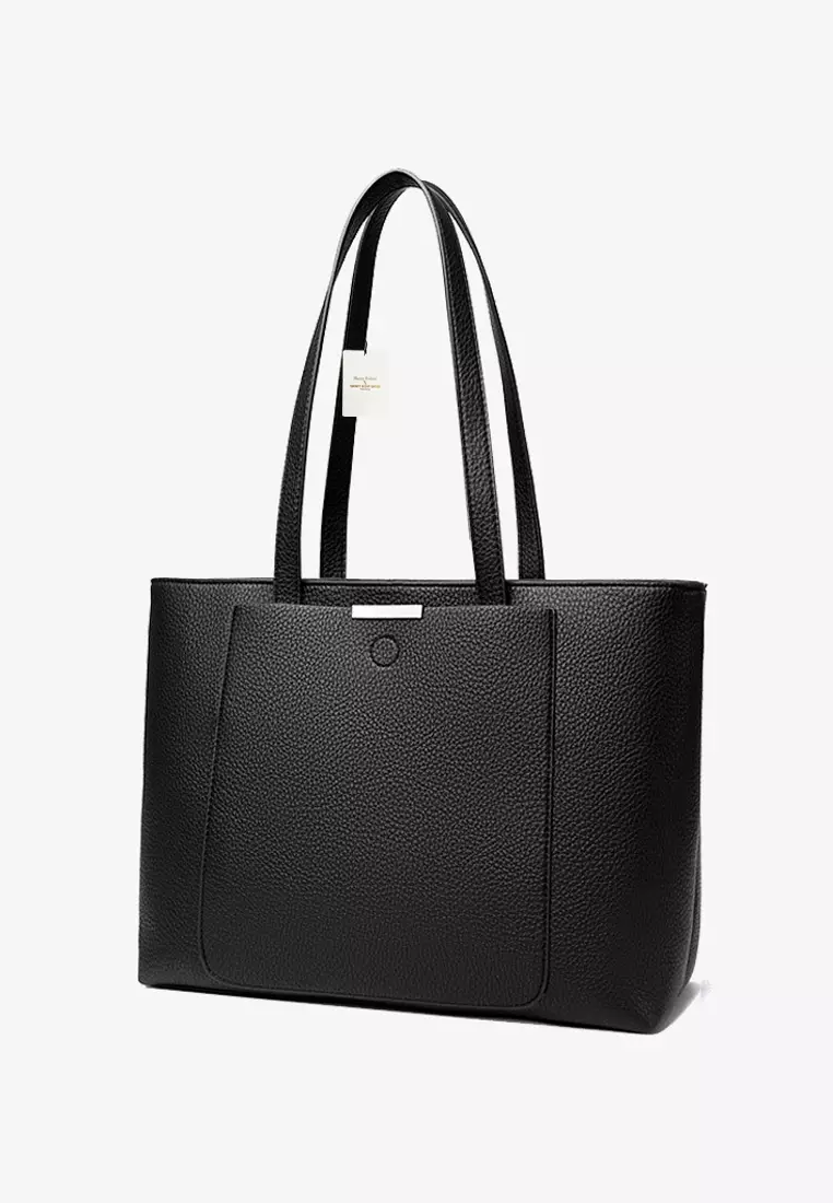 Minimalistic Chic Faux Leather Tote Bag JW HD-H6214