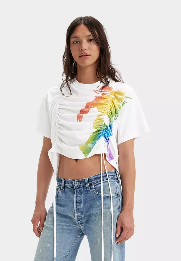 Women's Cinched Short Stack T-Shirt A7941-0000