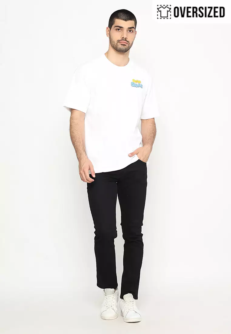 RBJ T-Shirt Cotton Combed Oversized Pria 2079350071