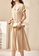 ONX.HK beige Temperament Waist Dress (With Belt) 3F011AA0C4DEAFGS_6