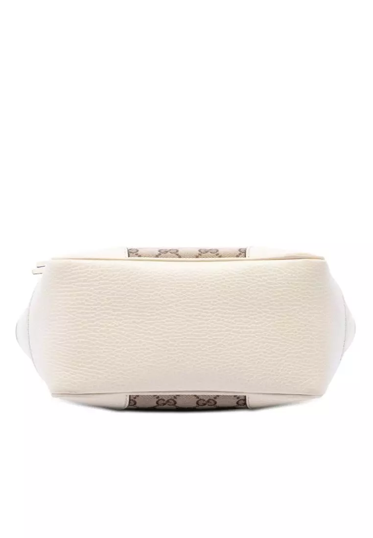 Pre-Loved Gucci Small Gg Canvas Bree Satchel