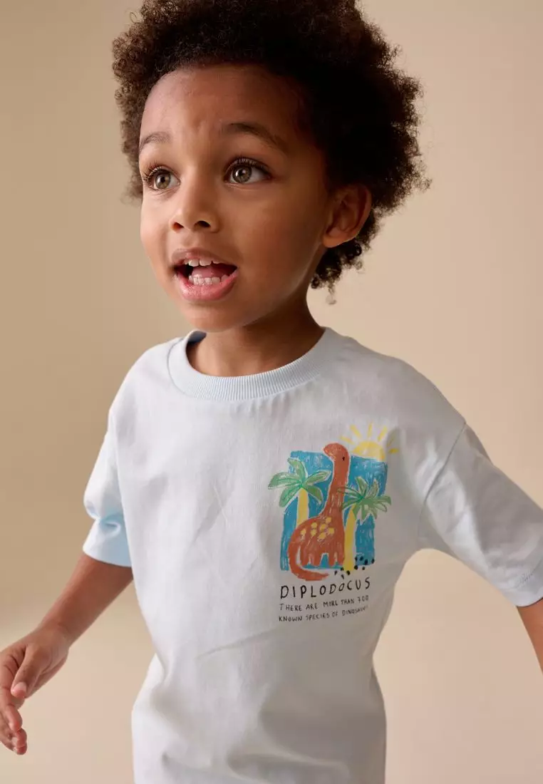 Short Sleeve Back Print T-Shirt