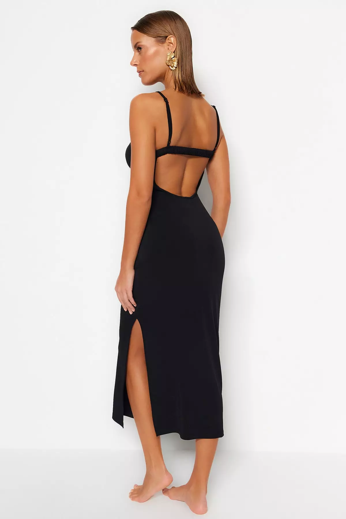 Fitted Cut Out Beach Dress