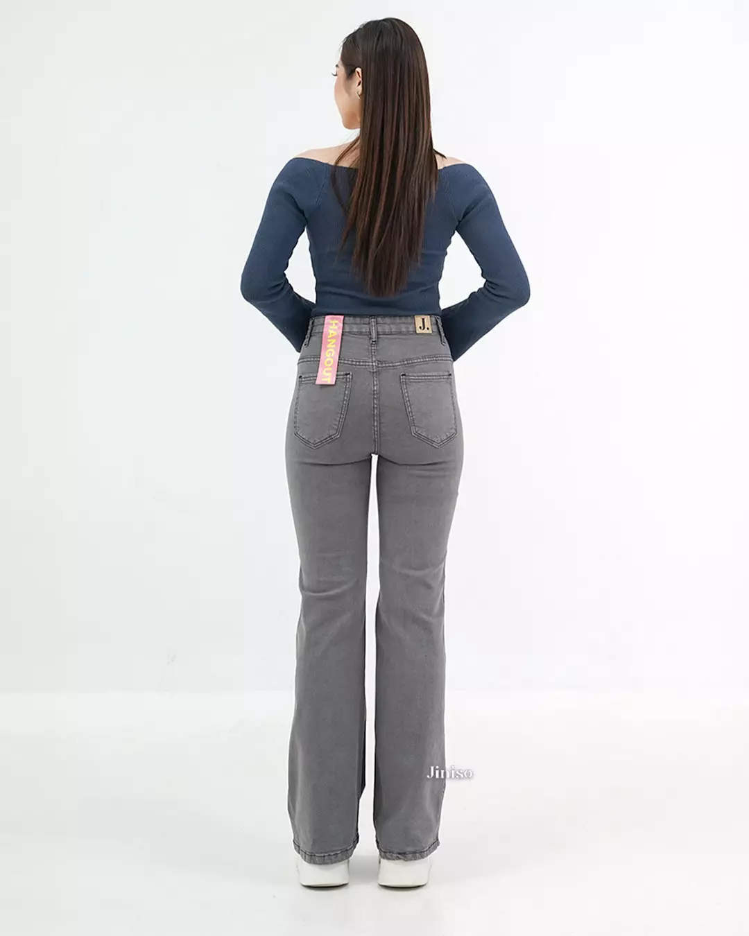 Highwaist Stretch Cutbray Pocket Jeans 711 HANGOUT