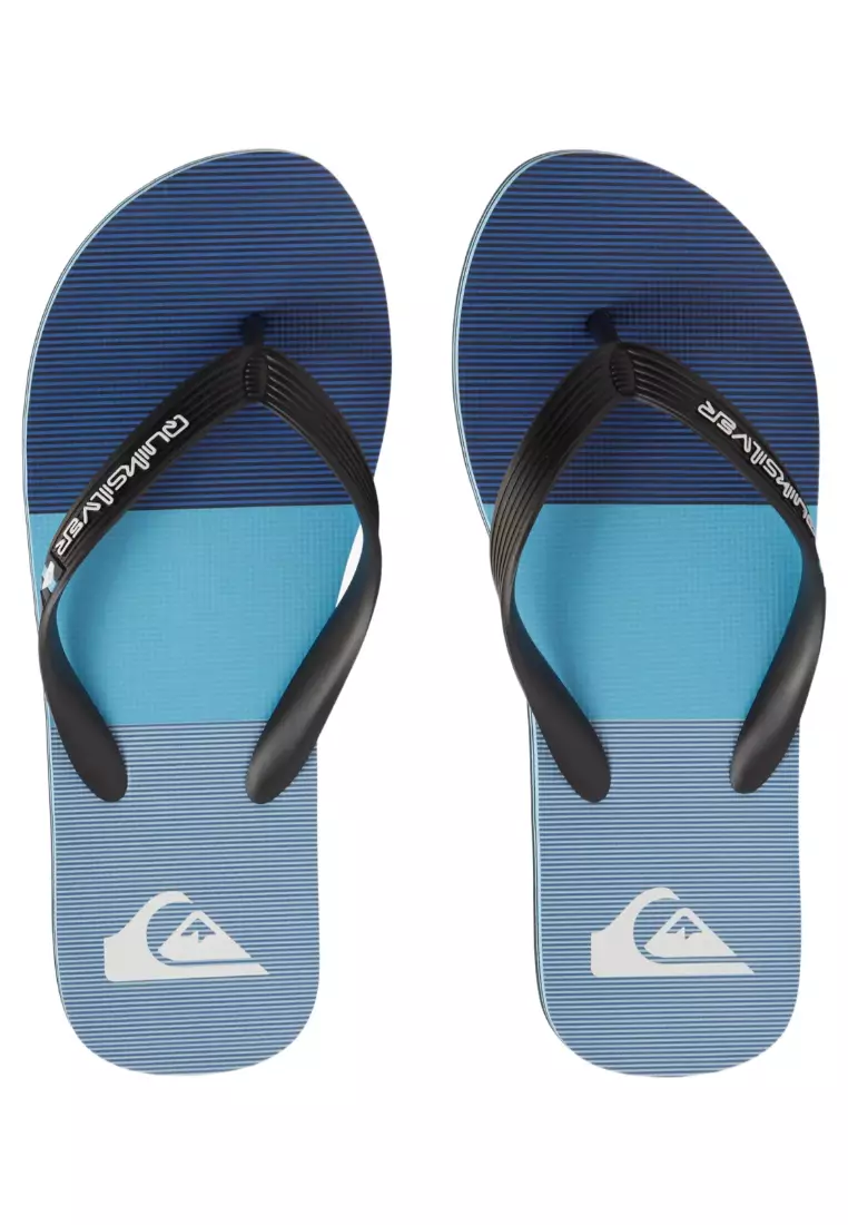 Mens Molokai Stripe Beach Flip Flops