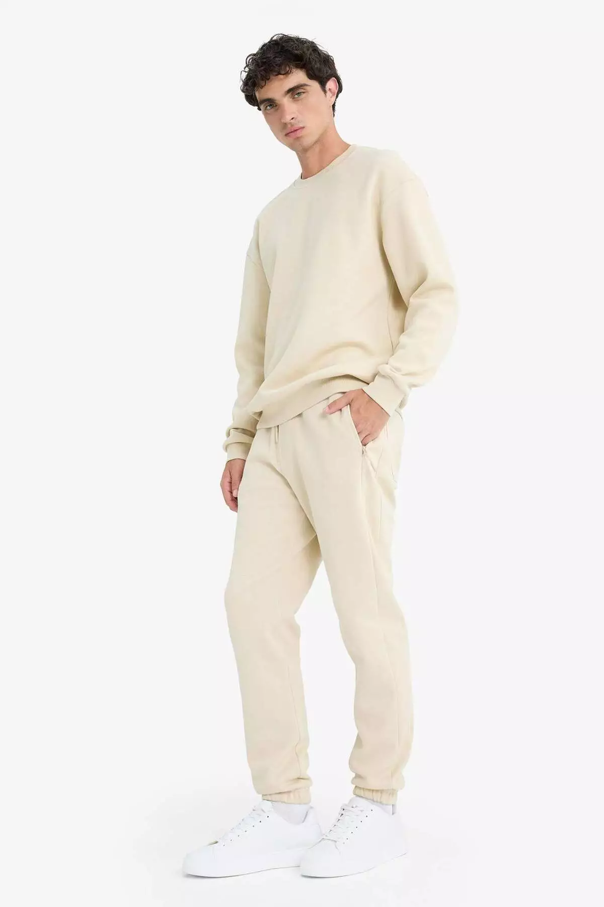 Slim Fit Slim Fit Zipper Pocket Pike Sweatpants D5258Ax25Sp