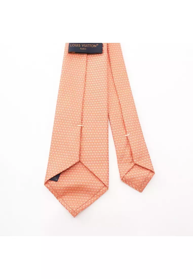 Buy Louis Vuitton PreLoved Louis Vuitton tie silk orange 2025 Online