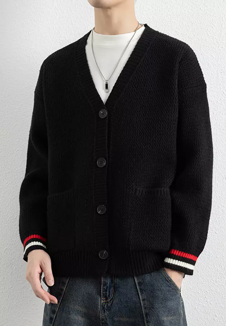 Wave Textured Knit Cardigan‌ AY-H25885
