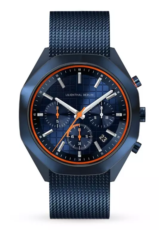 Octachrono Blue Orange - Mesh Strap