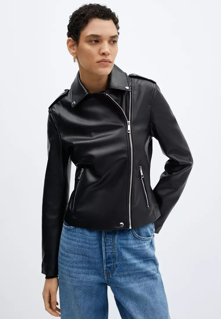 Esther leather hot sale biker jacket