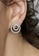 PANDORA silver Pandora Logo Circle Stud Earrings 7DD5BACC882382GS_2