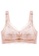 ZITIQUE pink No Sponge No Steel Ring Adjustable Lace Bra-Pink 3501AUS473C1F5GS_1