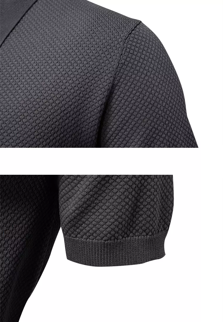 Business Textured Polo Shirt AX-PSD8025