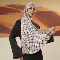 Burgundy Keffiyeh