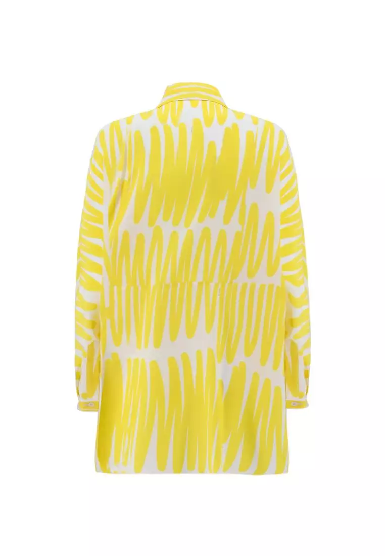 Buy Kiton KITON - Blouse - Yellow Online | ZALORA Malaysia