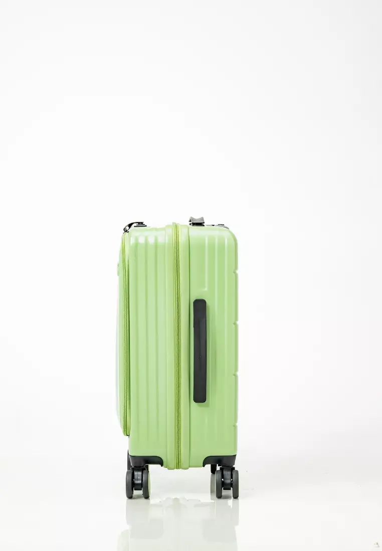 Alpha 20" Small Hard Case Luggage in Matcha