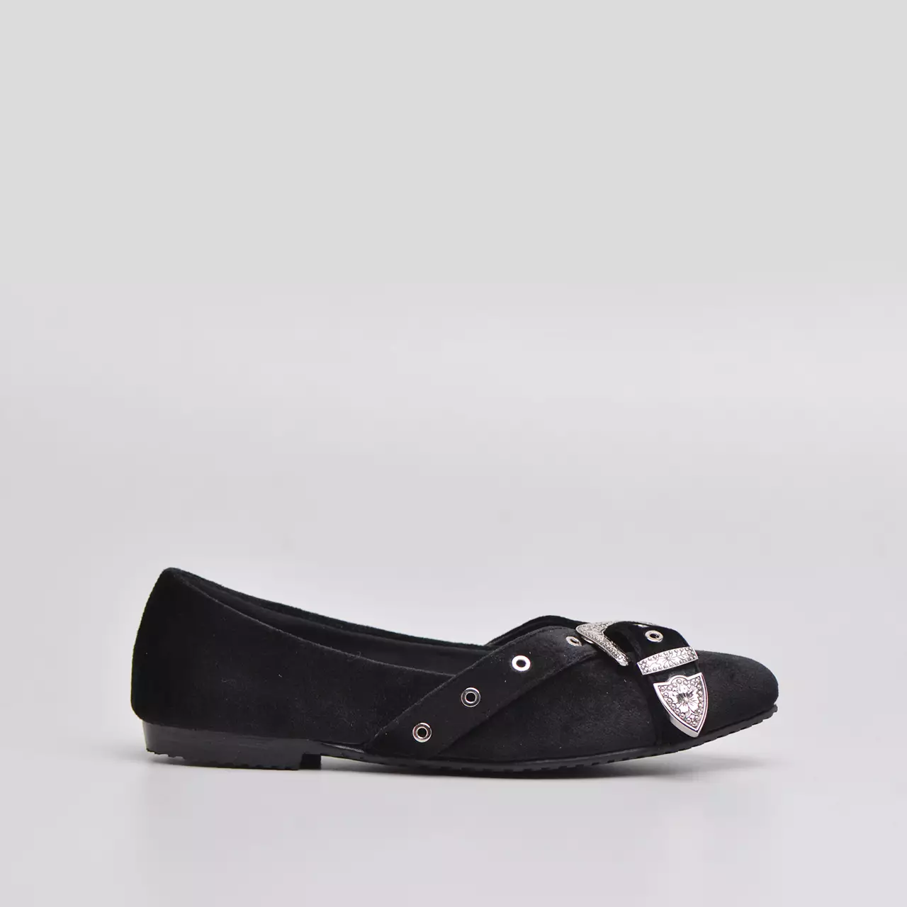 Mufla Flat Shoes Cabernet Black
