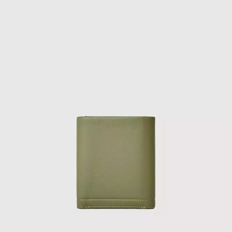 BRAUN BUFFEL DEPP TRI-FOLD VERTICAL WALLET