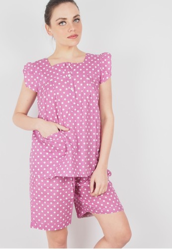 Ownfitters Pokka Sleepwear Set - Pink