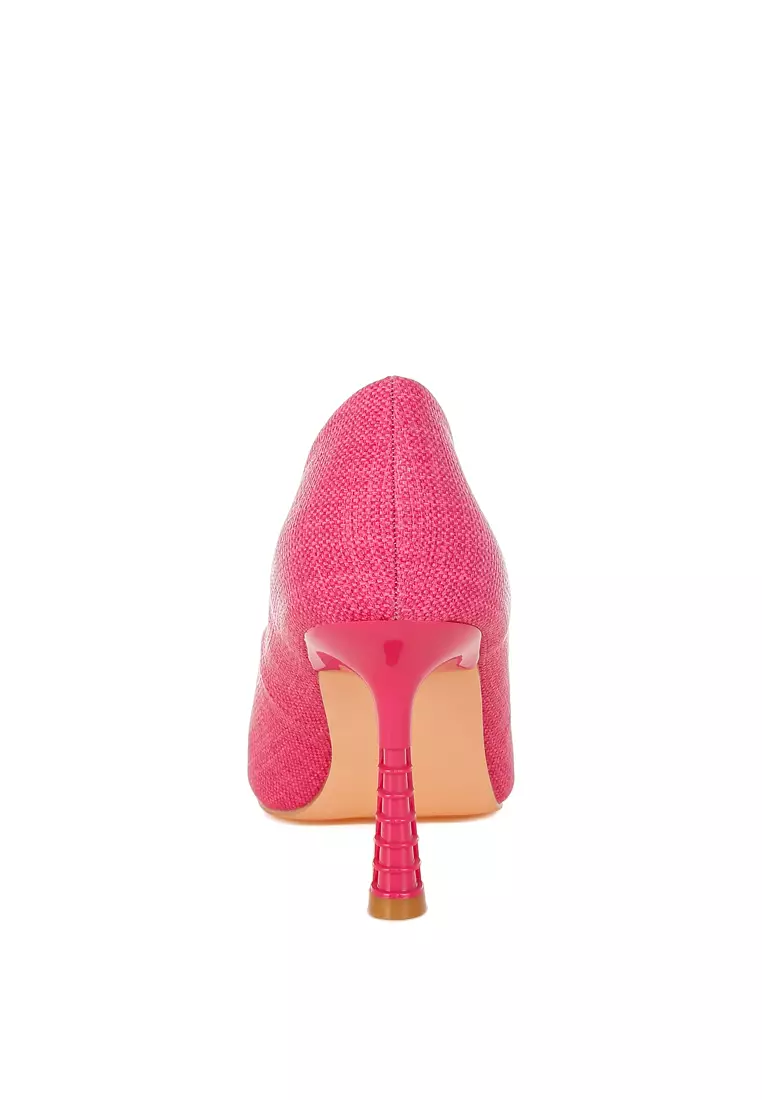 Pointy Toe Pumps in Pink