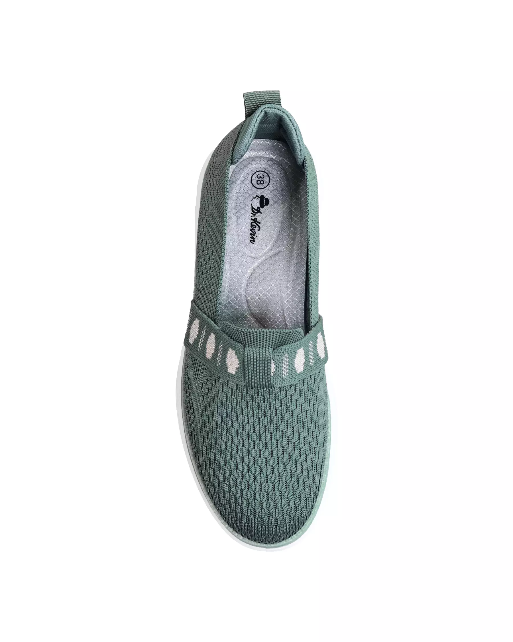 Dr. Kevin Sepatu Olahraga Sport Wanita Sneakers Rajut Slip On 559-016