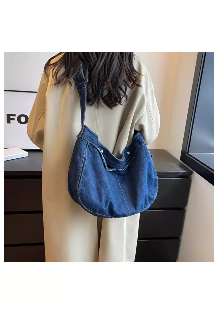 Buy AOKING Denim crossbody bag 2025 Online | ZALORA