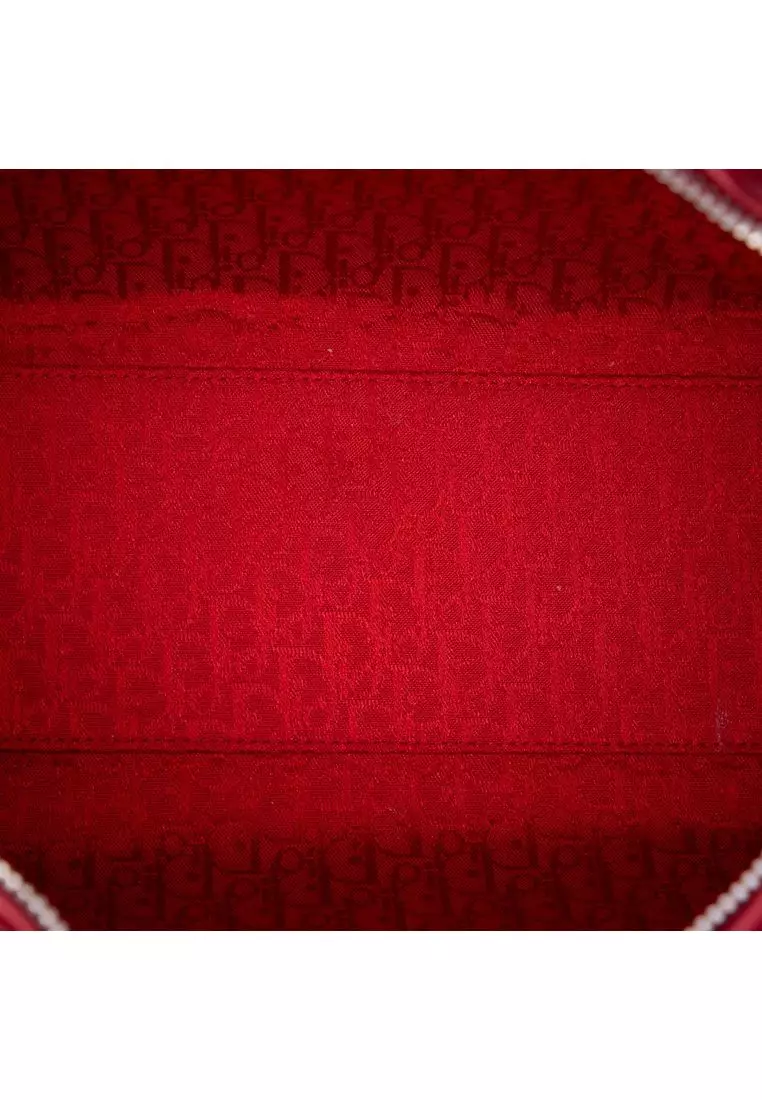 Pre-Loved Dior Large Lambskin Cannage Lady Dior