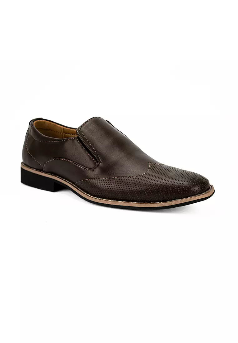 Discount on Mario D' boro Runway  shoes - SKU: Men's Formal Oxford Shoes MW 23050 Dark Brown C23