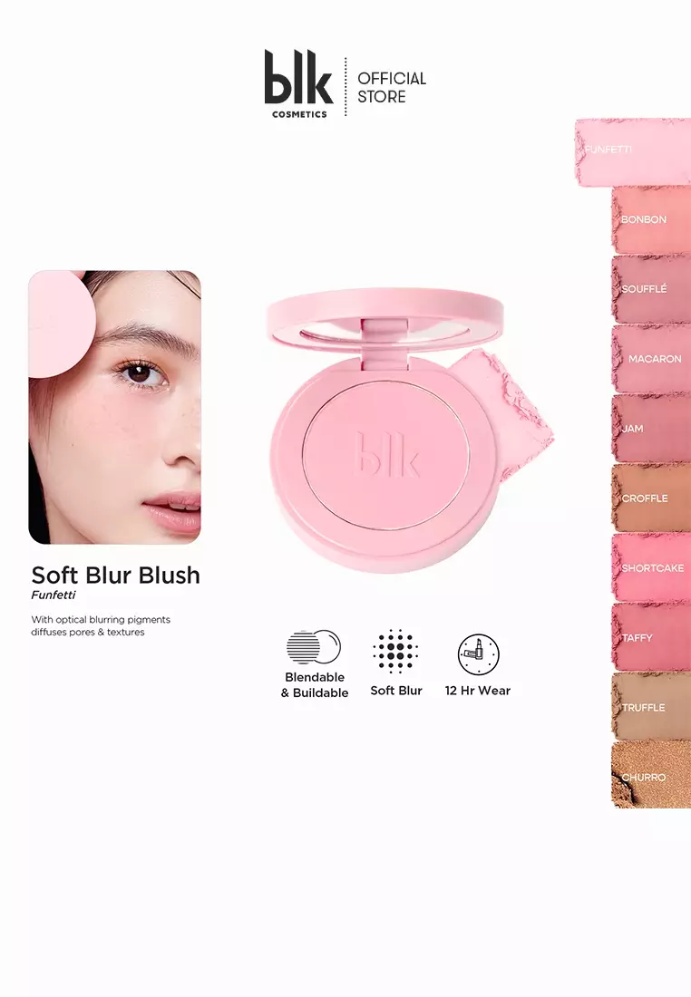 Discount on blk cosmetics  shoes - SKU: Blk Cosmetics Soft Blur Powder Blush Funfetti