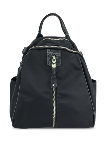 NUVEAU black Oxford Nylon Backpack A1482AC1153478GS_1