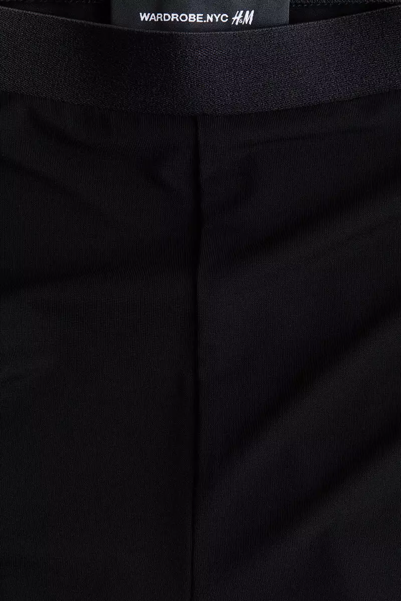 Sheer stirrup leggings