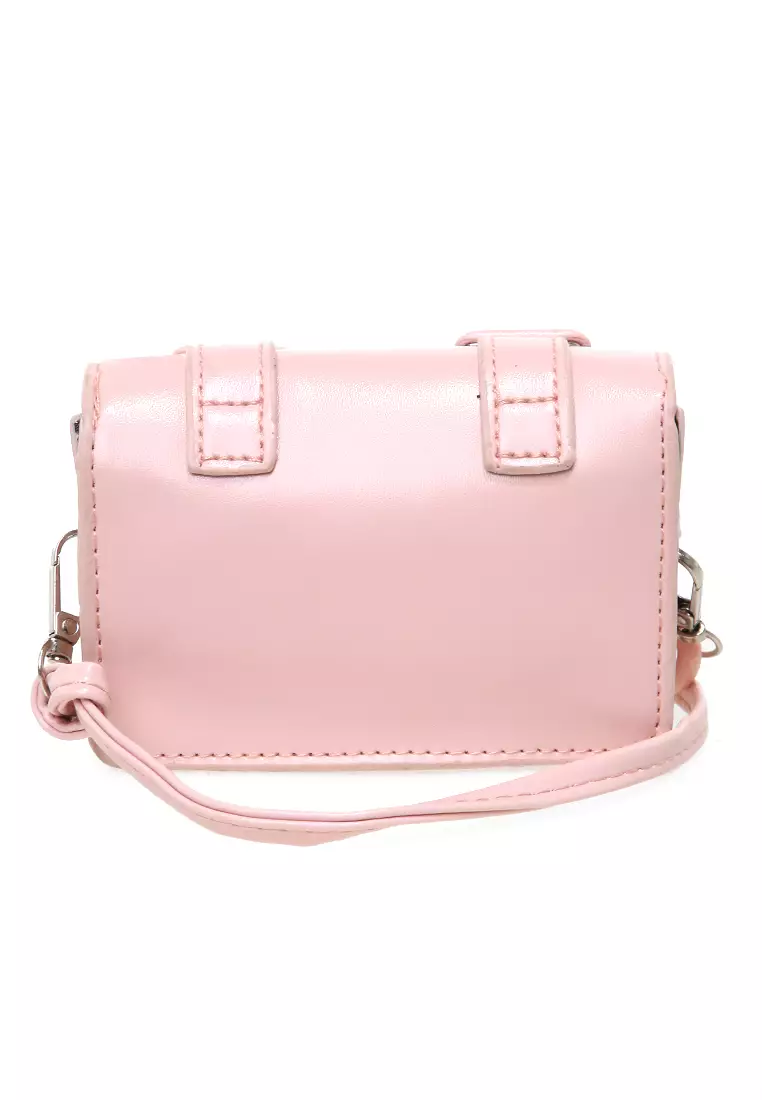 Tas Slempang Cute Design Simple Slingbags Wanita Premium Quality - Pink
