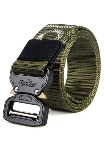 FANYU green FANYU Tactical Belt for Men Adjustable Nylon Military Webbing Belt with Heavy Duty Quick Release Buckle 1-1/2" Wide DD224ACCC0F07CGS_1