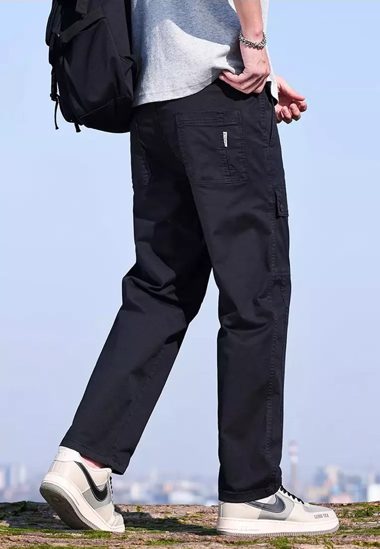 Drawstring Casual Cargo Pants