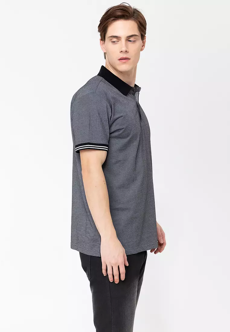 Cvc End on end 3 Button Polo Shirt