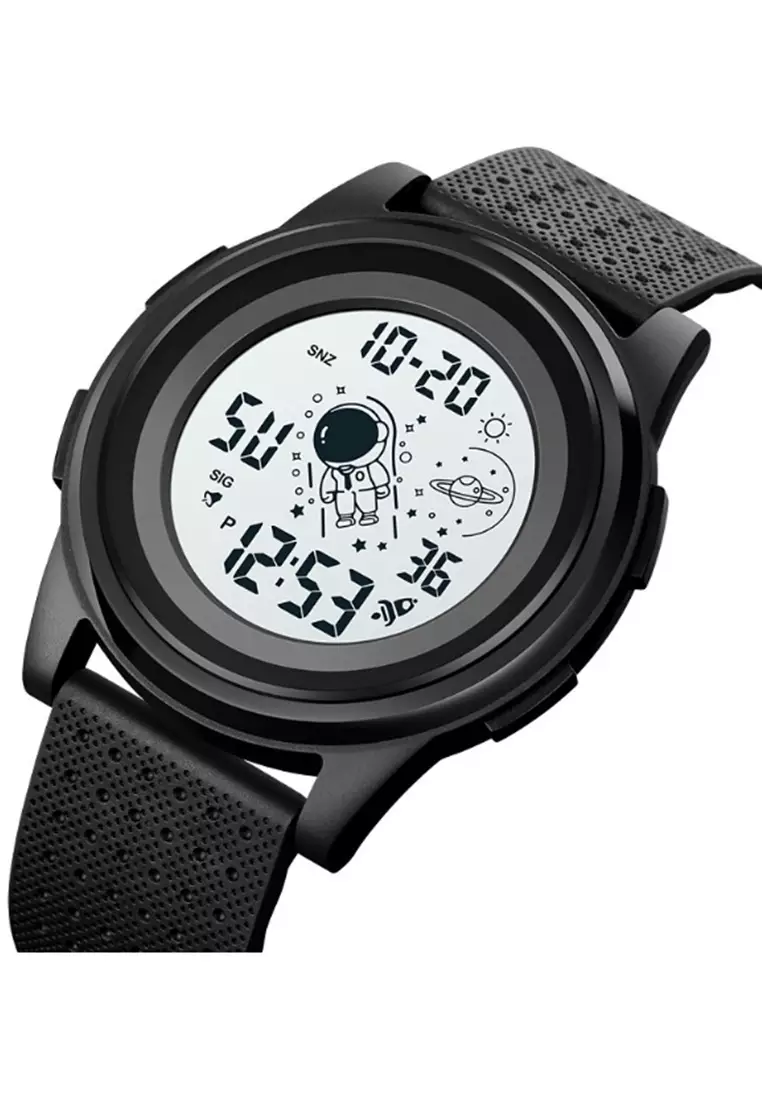 Jam Tangan Digital Pria Waterproof Many Function Strap Tali Material PU Silicone GN98 ORIGINAL