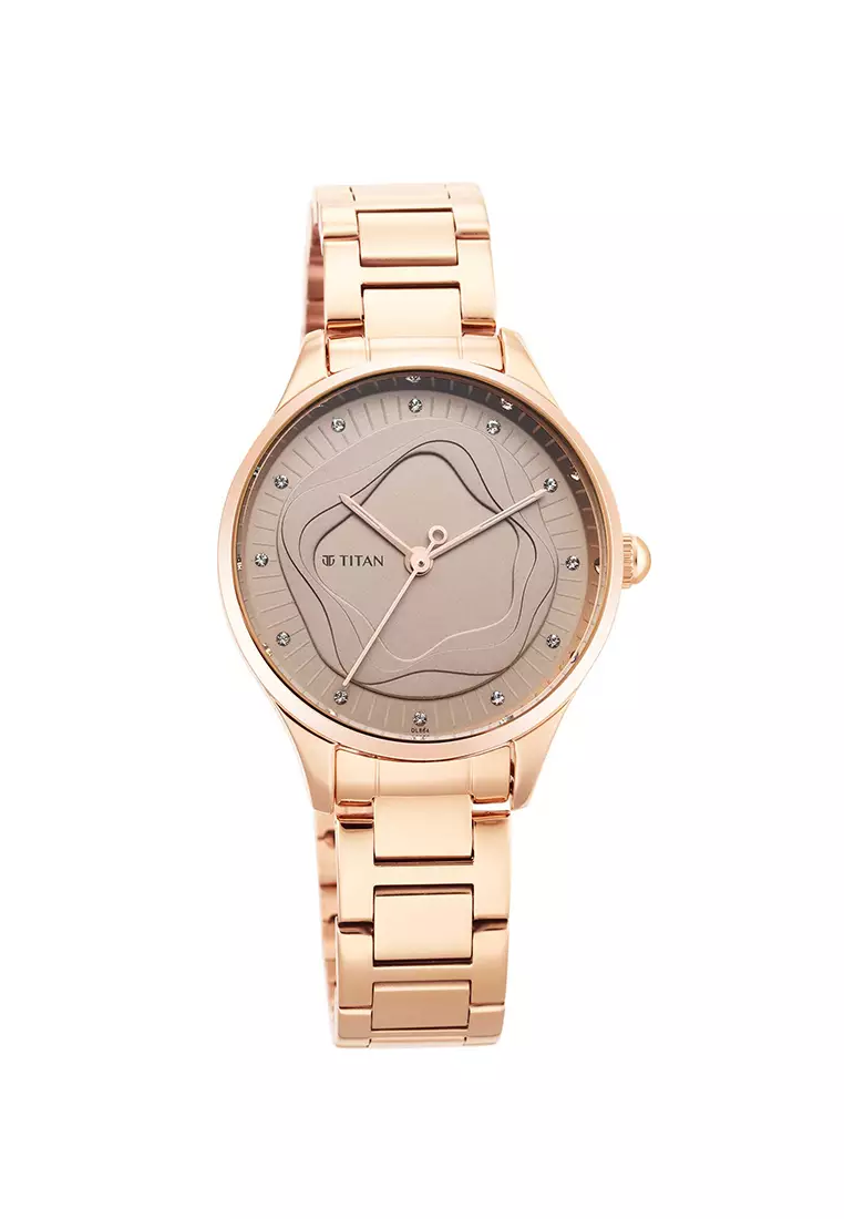 Rose gold titan online ladies watches