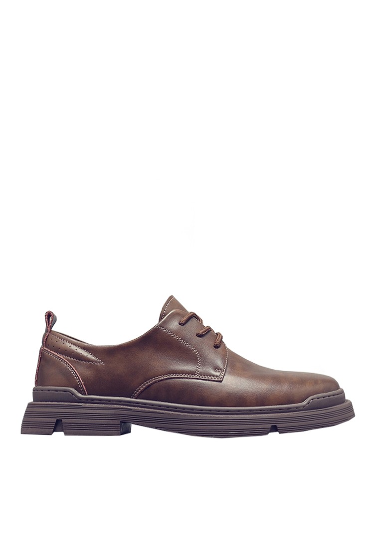 VANSA Fashionable Cow Leather Lace-up Loafer VSM-C-6210