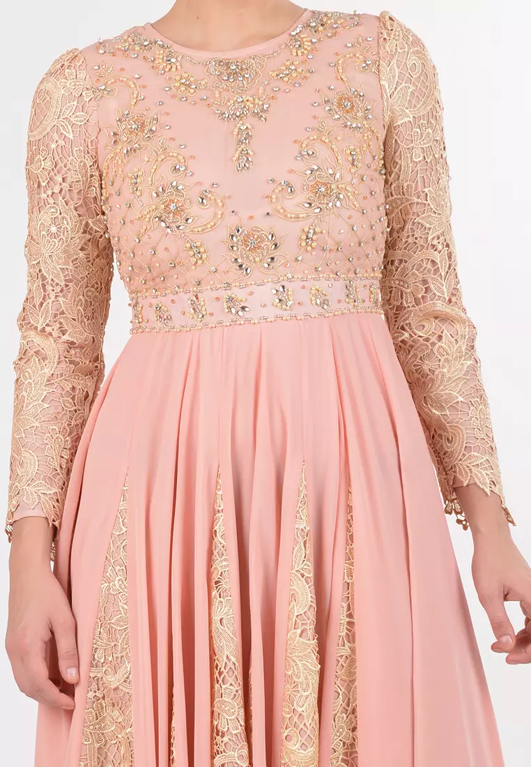 Bibiq Gamis Brokat Sifone Sutra