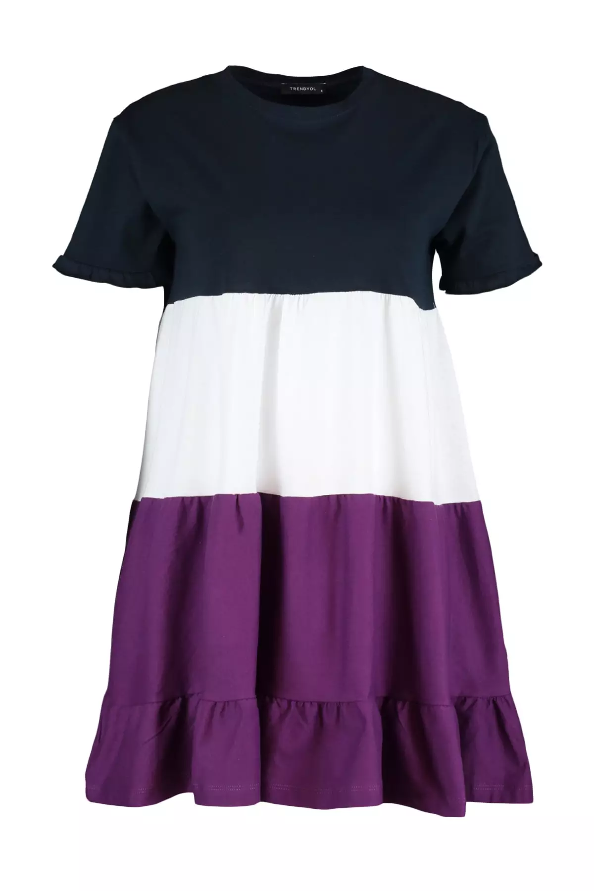 Cotton Color Block Dress