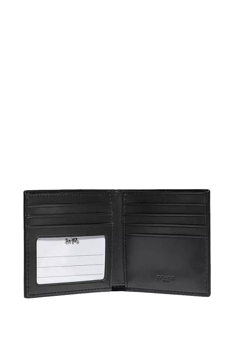 Buy Coach COACH Men Id Billfold Wallet In Signature Canvas 2024 Online ...