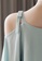 Halo green Cold Shoulder Chiffon Tops AD5F6AA6129CBAGS_8
